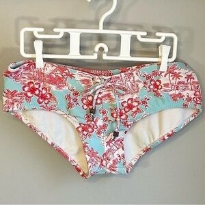 Vintage Y2K Pink Sands Hip Hugger Hipster Bikini Bottoms Size S